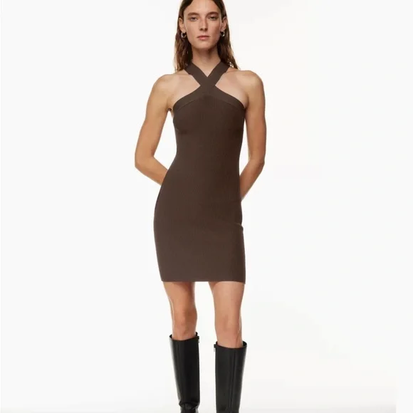 sculpt knit criss cross dress Babaton Sculpt Knit Criss Cross Dress